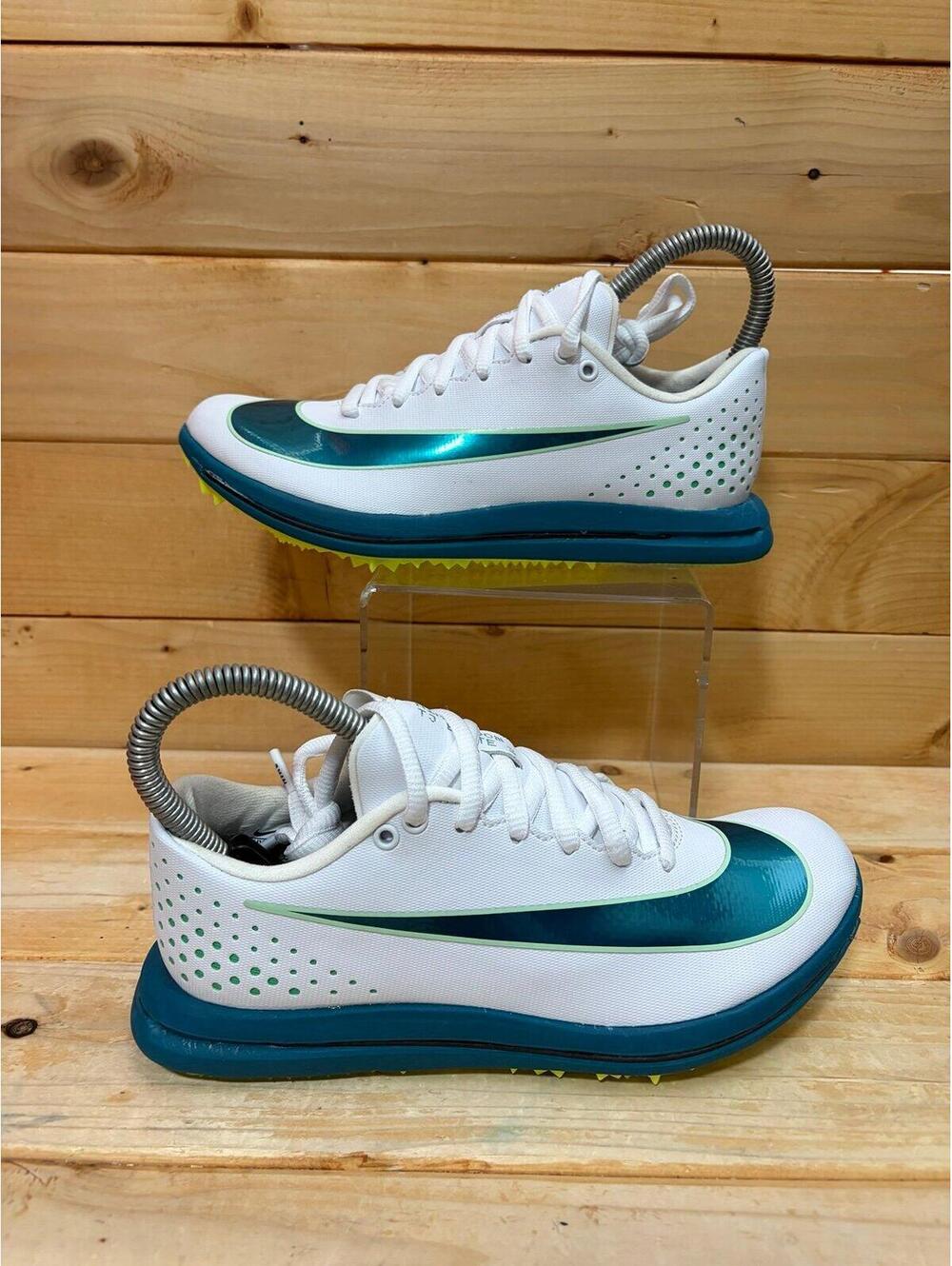 New Nike Triple Jump Elite 3 Jumping Spikes HV6425-100 White / Green M 5 W 6.5
